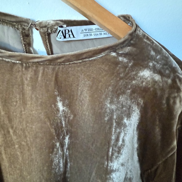 Zara velvet top - Picture 3 of 3